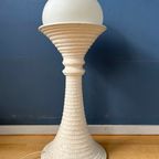 Witte Keramische Mid Century Space Age Vloerlamp Van Doria Leuchten thumbnail 8