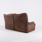 Vintage Aniline Leather 2-seats Sofa From 1970’s thumbnail 7