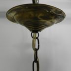 Art Deco Hanglamp Met 6 Glasplaatjes thumbnail 16