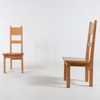 Set Of 6 Pine Chairs By Roland Wilhelmsson For Karl Andersson & Söner Sweden 1960’s thumbnail 5