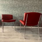 2X Vintage Conseil Chairs By Pierre Gauriche For Meurop,Ca60 thumbnail 8