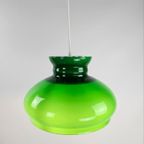 Groen Glazen Hanglamp Vintage thumbnail 2