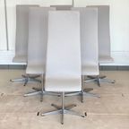6 Oxford Stoelen Van Arne Jacobson Voor Fritz Hansen thumbnail 5