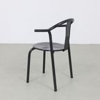 6x Postmoderne Eetkamerstoelen Vintage IKEA 1980s thumbnail 5