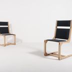 A Pair Of Architectural Chairs, Denmark 1990’s thumbnail 2