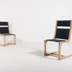 A Pair Of Architectural Chairs, Denmark 1990’S thumbnail 2