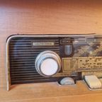 Vintage Radio Kast Met Platen Speler Telefunken thumbnail 5