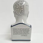 Keramieken 30 Cm Hoge Phrenology Hoofd, 1990’s thumbnail 3
