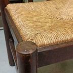 Vintage 4 Eetkamerstoelen, Vico Magistretti Stijl thumbnail 17