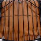 Willy Rizzo Stoelen - Cognac Leder - Cidue Italy thumbnail 8