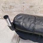 70's Vintage Fauteuil Leren Lounge Buizenframe Stoel thumbnail 8