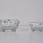 Set Vintage Val Saint Lambert Kristal Asbak Mid-Century ‘60 thumbnail 5