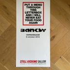 Exhibition Poster Banksy, Vernissage 2012, Put A Menu, Still Kicking Gallery, Malmo thumbnail 6