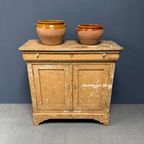 Sleetse Brocante Beige Commode Kast thumbnail 14