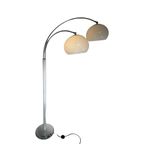 Dijkstra - Rare Model - Space Age Design / Mcm Floor Lamp With Two Shades thumbnail 2