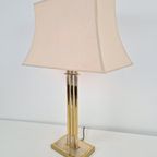 Vintage Deknudt Tafellamp Messing Regency ’70 De Knudt Goud thumbnail 7