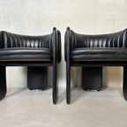 2X Vintage Design Leather Club Chair – Poltrona Frau thumbnail 7