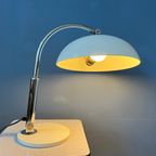 Vintage Hala Busquet / Hala 144 Tafellamp Van Herman Busquet - Witte Bauhaus Bureaulamp thumbnail 3