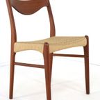 Set 4 Glyngore Arne Wahl Iversen Gs61 Stoelen Vintage Deens 'naerem' thumbnail 12