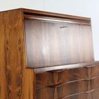Erling Torvits Voor Klim Møbelfabrik Palissander Secretaire Bureau Kast Vintage Deens thumbnail 18