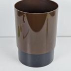 Vintage Samp De Manade Bureau Prullenbak Afvalmand Bruin ’70 thumbnail 5
