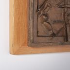 Unique Bronze Wall Landscape From Bror Marklund Sweden 1950’s thumbnail 8