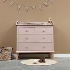 Vintage Prachtige Commode / Ladekast Zachtroze “roos” thumbnail 7