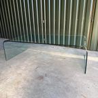 Vintage Glazen Xl Salontafel, Fiam Stijl 'Waterfall' thumbnail 12