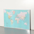 Officenow Landkaart, Wereld, 150 X 95 Cm thumbnail 2