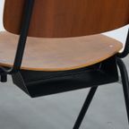 Set Van 4 Mooie Vintage Jaren ’60 Dutch Design Marko School/Kantine/Eetkamerstoelen thumbnail 13