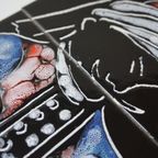 Vintage Arabisch/ Afrikaans Tegeltableau thumbnail 8
