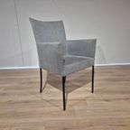 3x Bert Plantagie Eetkamerstoelen - Grijs - Taupe - Design thumbnail 5