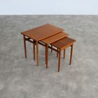 Vintage Nesting Tables | Bijzettafels | Teak | Zweeds thumbnail 8