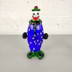 Kleurrijke Clown In Murano Glas thumbnail 6