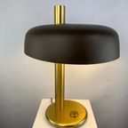 Brown And Gold Desk Lamp 7603 By Heinz F.w. Stahl For Hillebrand 1970 thumbnail 3