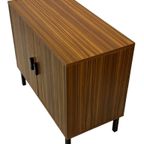 Vintage Kastje Compact Plak Fineer Jaren 70 Design thumbnail 5