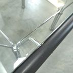 Glazen Jaren 70 Salontafel Met Chromen Onderstel thumbnail 3