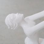 Jaren 70-80 Art Deco Tafellamp Vrouw -(nn43) thumbnail 8