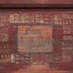 Antieke Beschilderde Bruidskist 1854 thumbnail 6