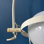 Mid Century Witte Space Age Mushroom Boog Wandlamp thumbnail 11