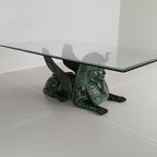 Bronzen Sfinxtafel Met Glazen Blad thumbnail 5
