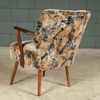 Vintage Cocktailfauteuil – Velours – Jaren 60 thumbnail 9