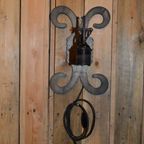 Ijzeren Lamp Om Aan De Wand Te Hangen thumbnail 3