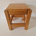 Vintage Krukje Plantentafel Jaren 70 Grenenhouten Tafeltje thumbnail 9