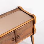 Sculptural Italian Mid-century Nightstand/cabinet, 1950’s thumbnail 7