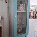 Engelse Vintage Kledingkast, Linnenkastje, Hang- En Legkast thumbnail 23