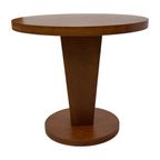 Vintage Bijzettafel Art Deco Stijl Jaren 80 Hout Taletje thumbnail 20