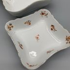 Set Schalen Bavaria Oranje Bloemmotief 2 Stuks thumbnail 8