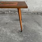 Mid Century Wood And Mosaic Coffee Table thumbnail 10