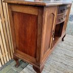 Antieke Commode Art Deco Kastje Vintage Dressoir Queen Anne thumbnail 6